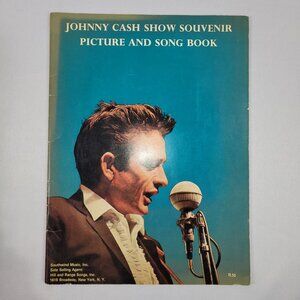 Johnny Cash Show Souvenir Picture & Song Music Book